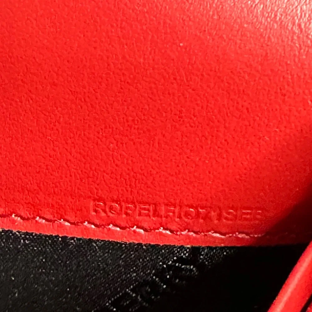 Burberry Logo Embossed Leather Crossbody Wallet